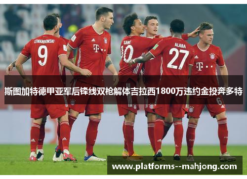 斯图加特德甲亚军后锋线双枪解体吉拉西1800万违约金投奔多特